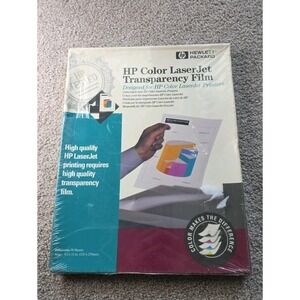 HP Color‎ LaserJet Transparencies 50 Sheets 8.5"x11" C2934A - New